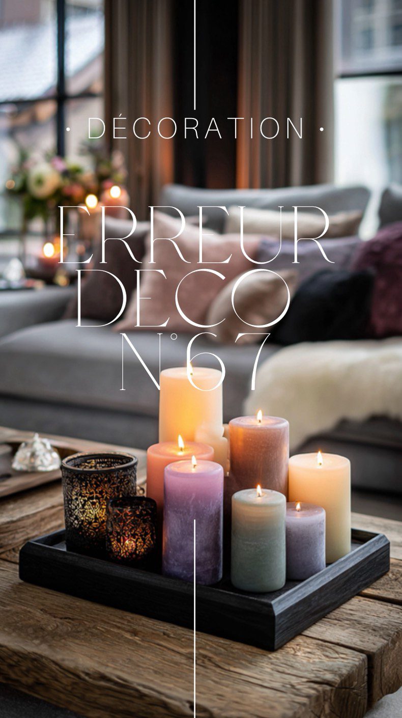 🎯 Erreur déco #67 : Multiplier les bougies de couleur  Ah, les bougies colorées, c’est tentant, non ? Avec toutes ces teintes et tailles disponibles, on a vite envie de remplir nos étagères comme un arc-en-ciel. Mais attention, trop de couleurs tue l’ambiance!  ASTUCE  Pour éviter l’effet “marché de Noël toute l’année”, restez sobre : le blanc ou le crème sont des valeurs sûres, élégantes et intemporelles.  Envie d’une touche de couleur ? Pas de souci, mais limitez-vous à un seul coloris pour garder une déco cohérente et raffinée. Vos soirées aux chandelles n’en seront que plus belles !  #designerdebonheur #design #decoration #deco #déco #home #homedesign #architectureinterieure #designinterieur #erreur #erreuràéviter