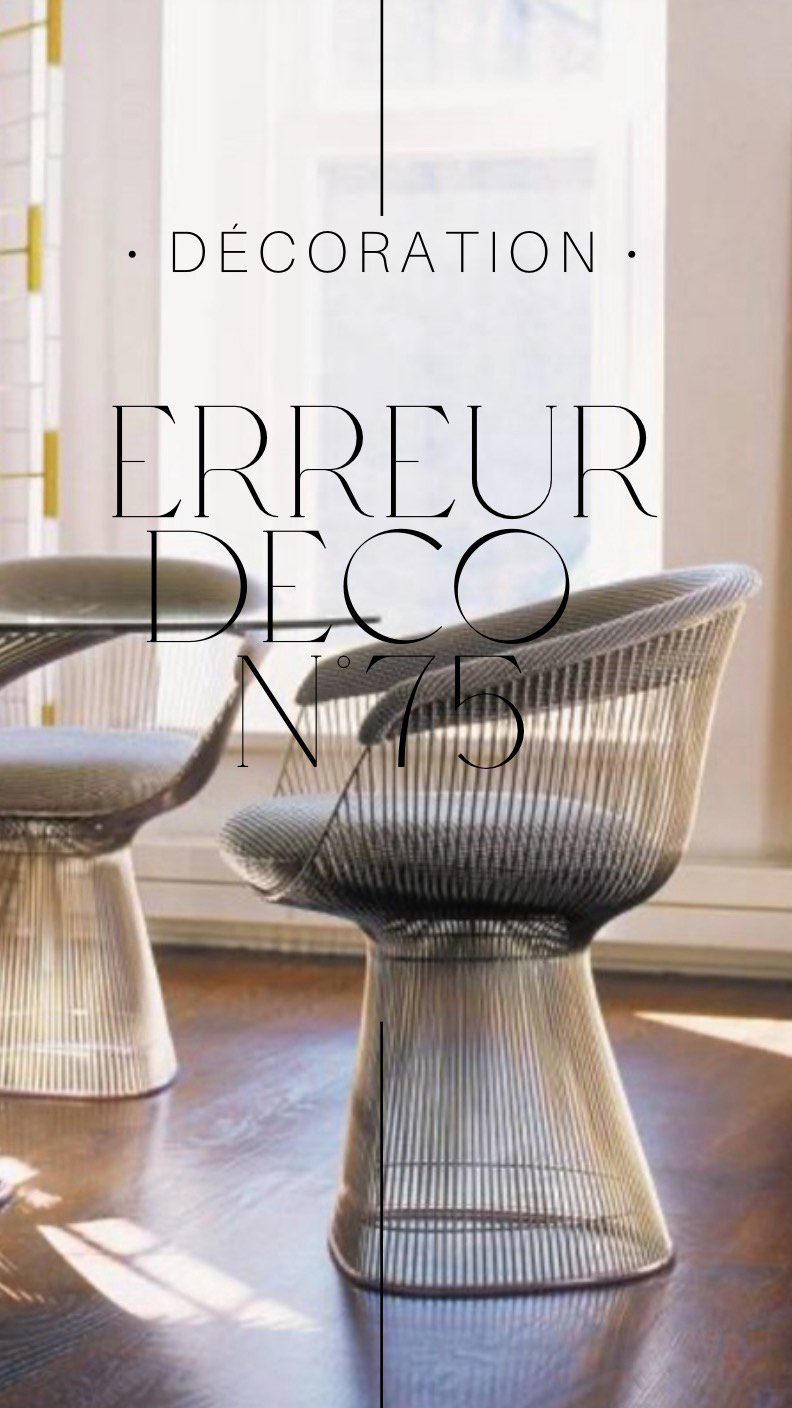 🎯 Erreur déco #75 : Ne pas investir dans un meuble dont on rêve!  On se raconte toujours mille excuses : “trop cher”, “pas le moment”, “j’attends ma maison idéale”… Résultat ? On accumule des petits meubles “pas chers” qui ne font jamais vraiment battre le cœur.
Alors que la vérité, c’est que rien ne vaut le vrai coup de foudre.  ✨ Le bon move ?
Économiser, acheter moins mais mieux, et construire votre pièce autour des pièces que vous adorez vraiment.
Et si votre budget n’est pas prêt ? Gardez l’œil : brocantes, seconde main, soldes… Le trésor existe toujours quelque part.  Et entre nous : un beau meuble se revend bien mieux que dix achats impulsifs.  👉 Moralité : on arrête les “peut-être un jour” et on ose ce qui nous fait vibrer. C’est comme ça qu’on crée un intérieur qui rend heureux. ❤️  #designerdebonheur #design #decoration #deco #déco #home #homedesign #architectureinterieure #designinterieur #erreur #erreuràéviter