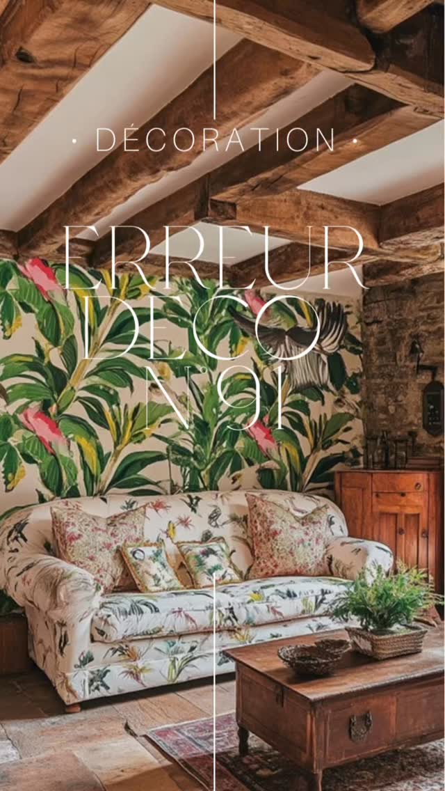 Erreur déco #91: Choisir un papier peint trop décalé  Le papier peint est un moyen incroyablement efficace et économique de transformer une pièce en un clin d’œil et lui donner un coté spectaculaire ou mettre en scène un point focal. Il existe aujourd’hui une grande variété de papiers peints à petit prix, allant des motifs floraux aux géométriques en passant par les imitations de matériaux comme le bois ou la brique. En optant pour un mur d’accent, vous pouvez apporter du caractère à une pièce sans avoir à tapisser tous les murs.  #designerdebonheur #design #decoration #deco #déco #home #homedesign #architectureinterieure #designinterieur #erreur #erreuràéviter