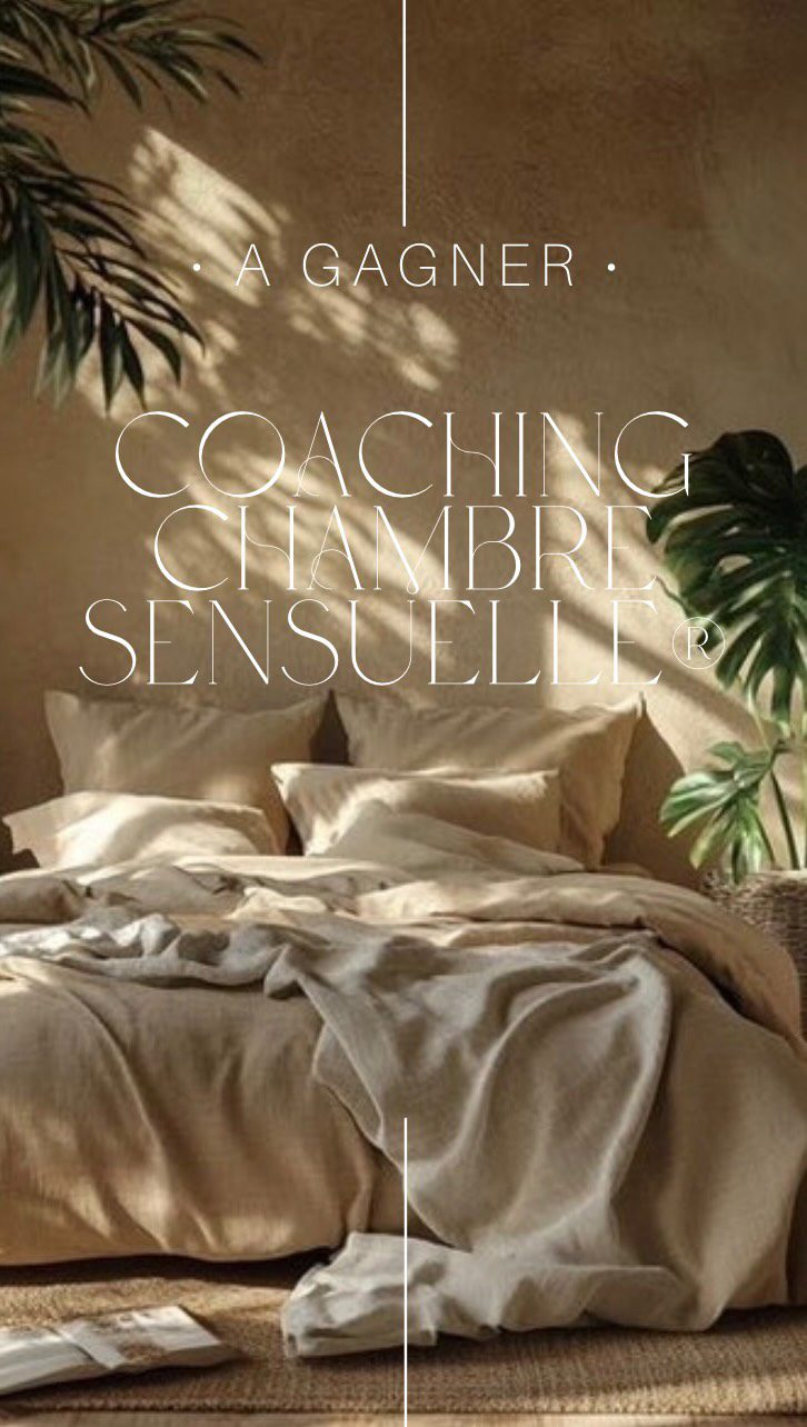 Le lien pour le tirage au sort
https://designerdebonheur.systeme.io/gagnez-coaching-chambre-sensuelle  🔥 SPÉCIAL SAINT-VALENTIN… et si votre chambre devenait enfin un lieu désirable ?
Je vous fais gagner un Coaching Déco Chambre Sensuelle® d’une valeur de 290€ ✨  Un accompagnement sensoriel pour transformer votre chambre en un lieu magnétique, élégant et complice… où chaque détail parle aux 5 sens, où l’ambiance devient enveloppante, et où l’on a (vraiment) envie de rester un peu plus longtemps que prévu…
Parce qu’une chambre, ce n’est pas juste pour dormir.
C’est un lieu de lien, de présence… et de plaisir d’être ensemble.  🎁 Pour participer au tirage au sort :
1️⃣ Abonnez-vous à mon univers
2️⃣ Inscrivez-vous via le lien ci dessus
3️⃣ Croisez les doigts jusqu’au 14 février 💌  Et bonne nouvelle…
Chaque participant reçoit déjà une surprise déco dans sa boîte mail 😉 
Mon mini guide: «une chambre sensuelle en 23 objets coquins»  #designerdubonheur #decorationinterieure #chambresensuelle #decochambre #decoapres50ans